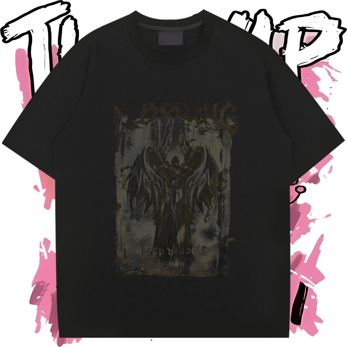 Loose Fit T Shirts Men Beach Breathable Short Sleeve Tshirt for Man Woman New Arrival Black White Tops Shirt