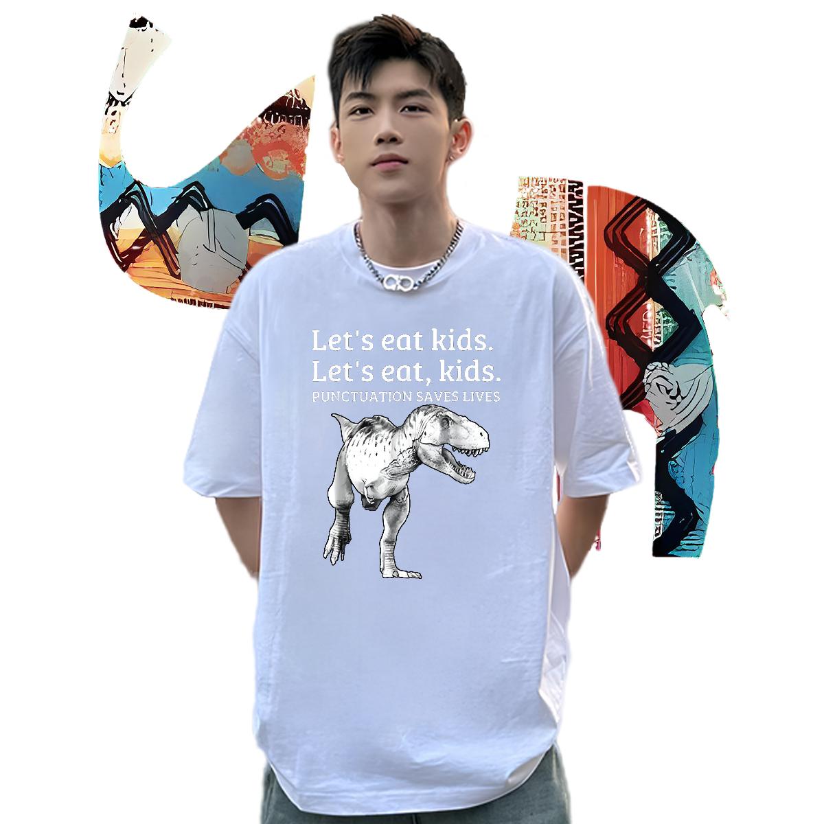 Classic T-Shirts Casual Beach Crew Neck Cotton Couples T Shirts New Customized Print Tops