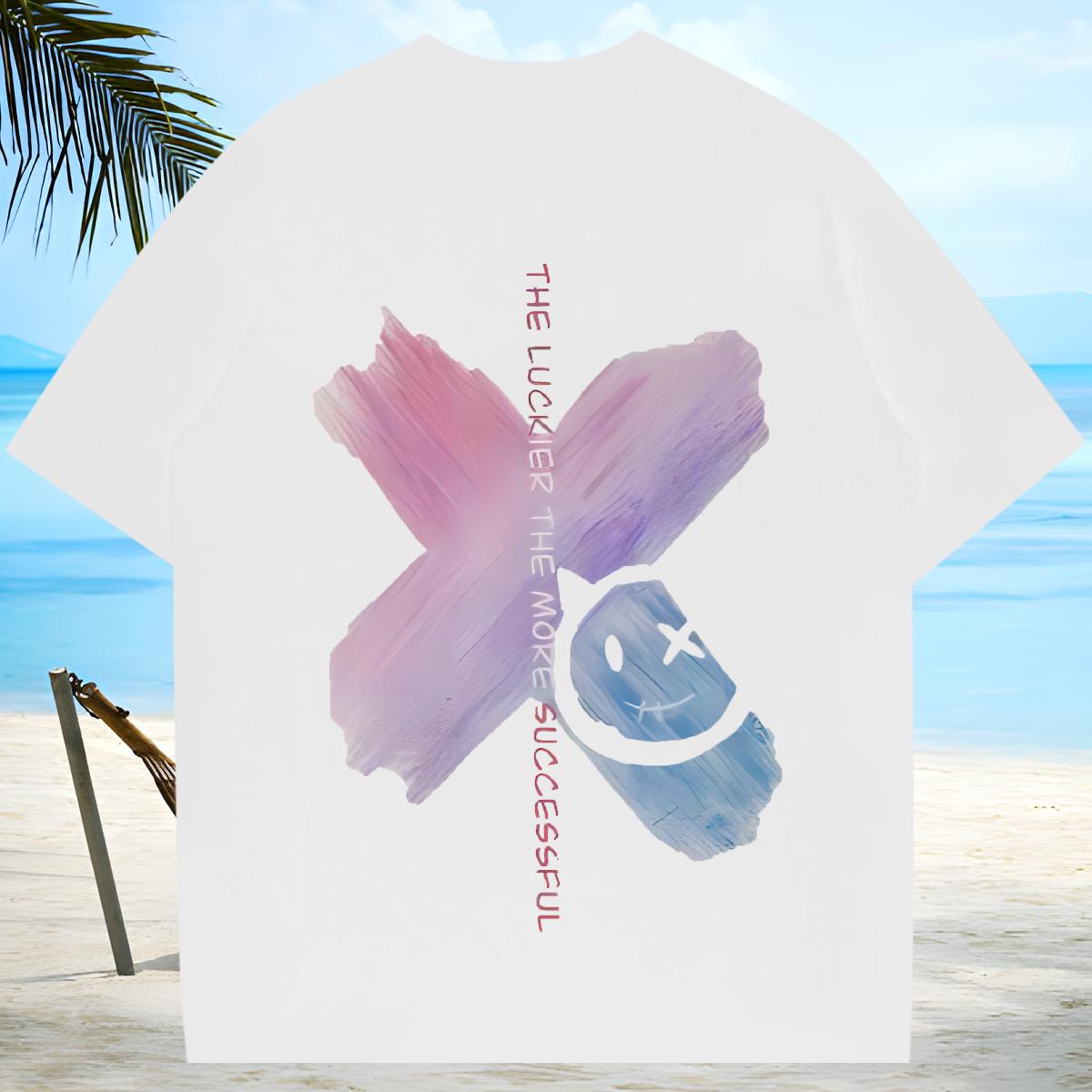 Custom T shirt Cartoon Printing S-3XL Sport Mens Tshirts Round Neck Short Sleeve Designer Tshirts