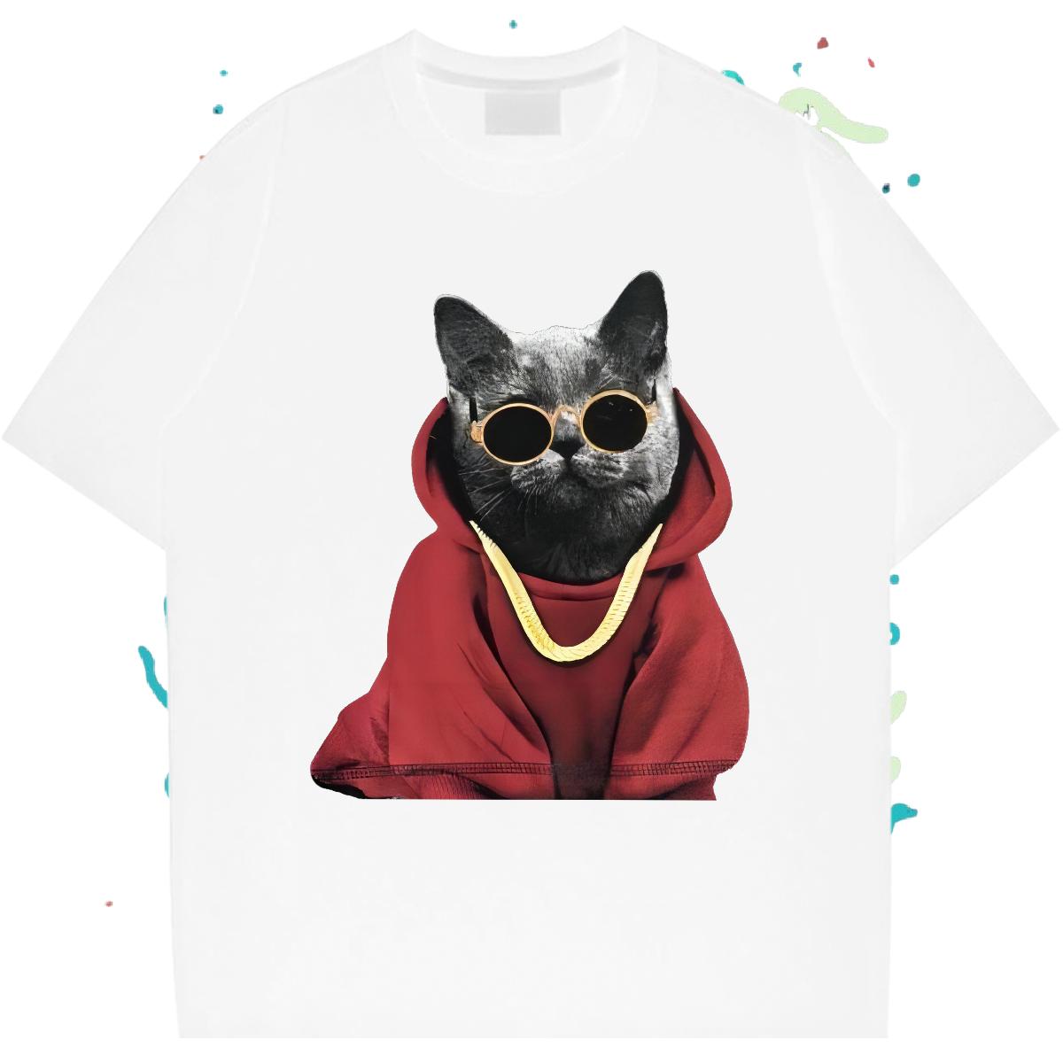 High Quality T shirt Daily Wear 180g Cotton Tshirts Customized Floral Print Tops Shirt
