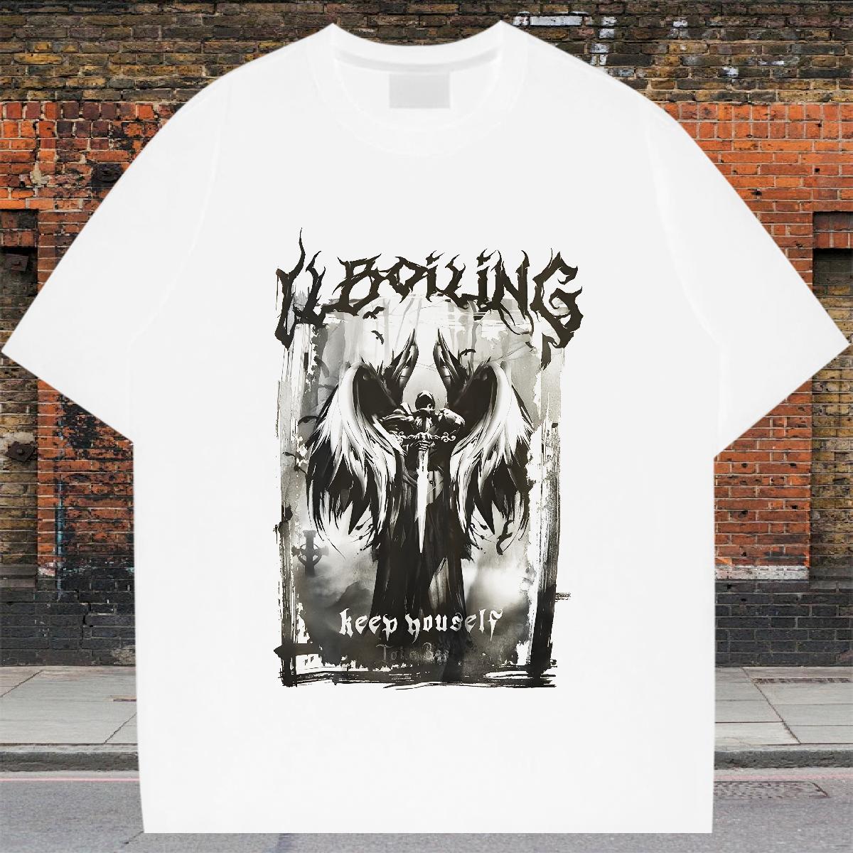Designer T-Shirts Customized Tshirt for Man Woman High Street Hip Hop 180g Cotton Classic Wear