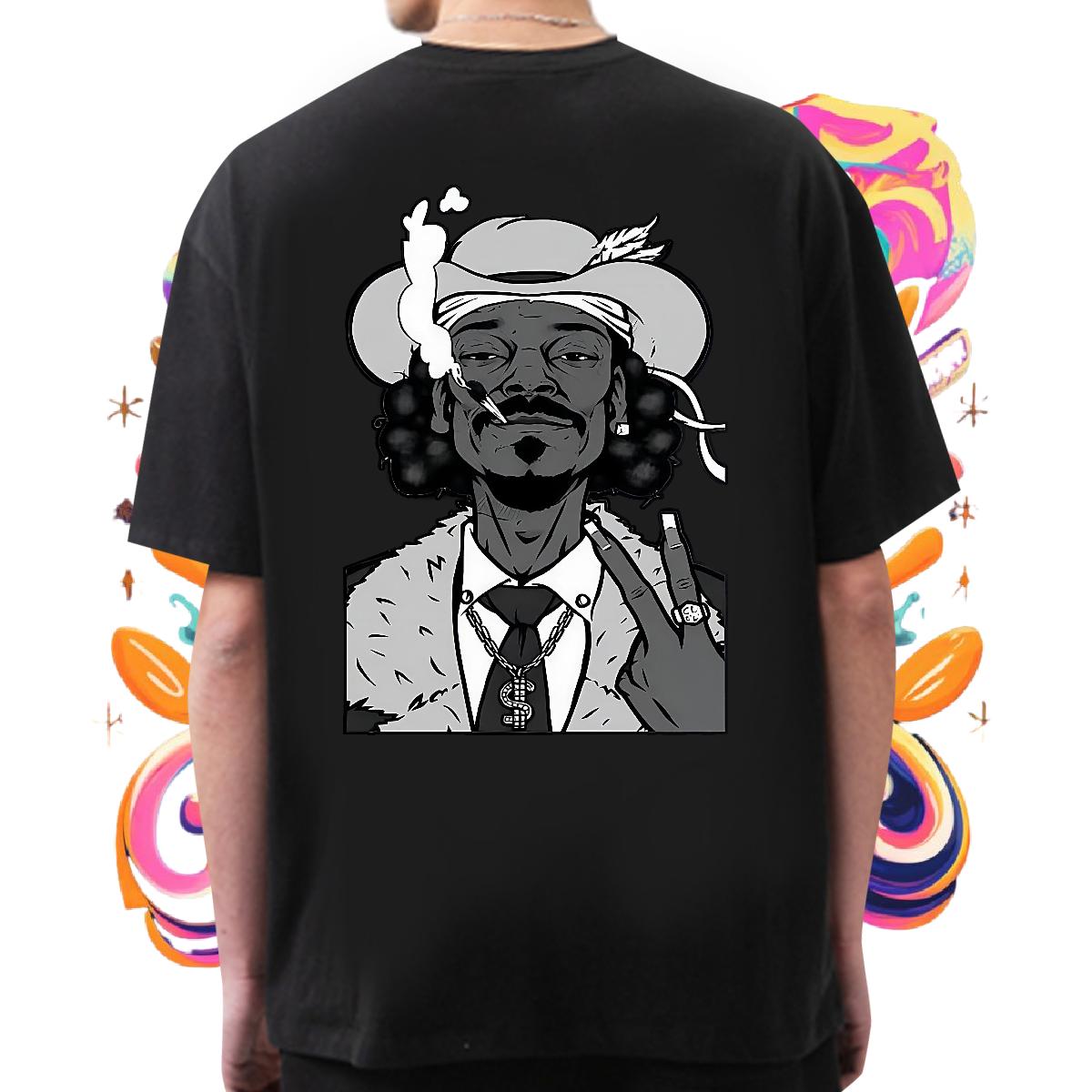 High Quality Man T Shirts Breathable Short Sleeve Daily Wear Mens Tshirts Black White 2024 DIY Tops Shirt