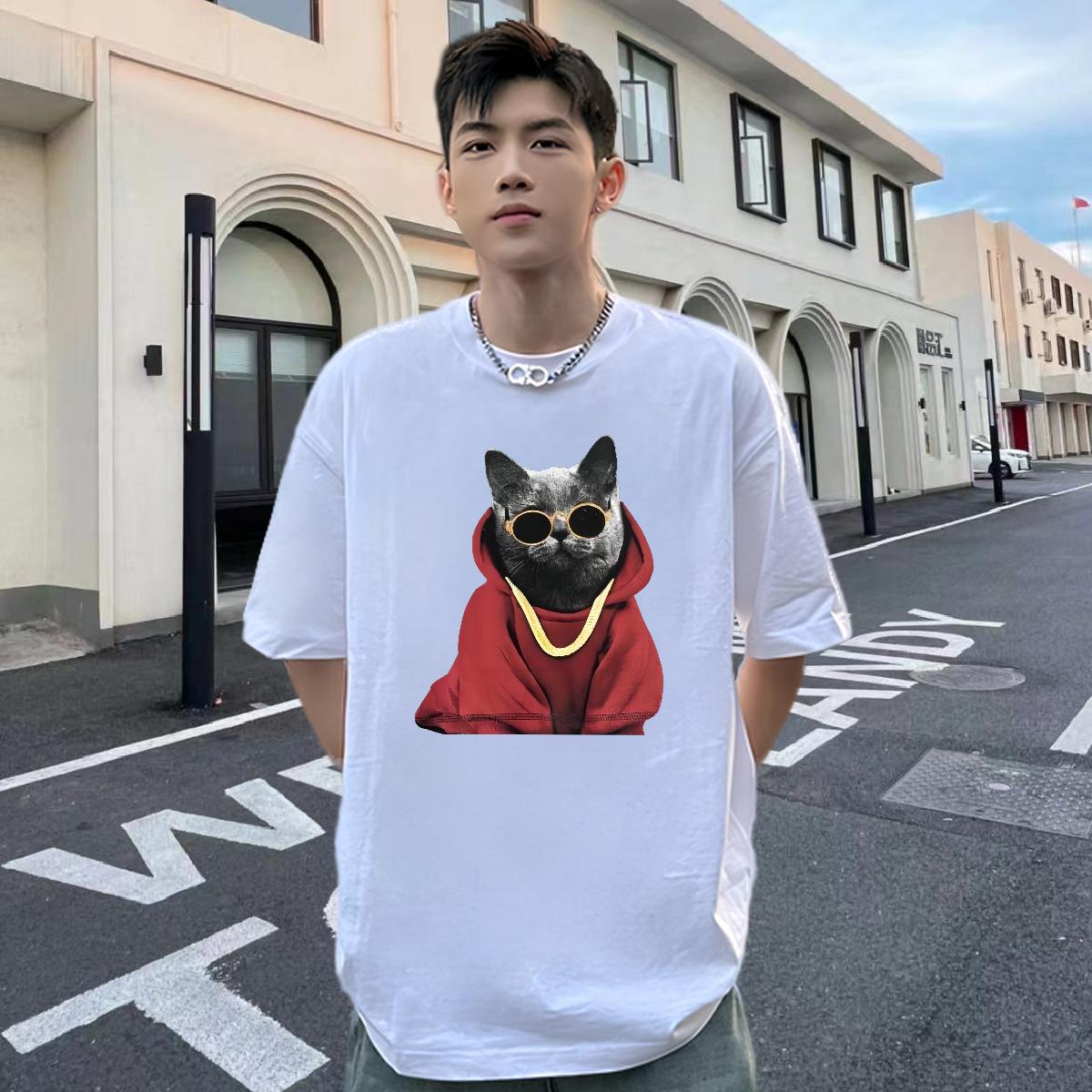 Fashion New Men T Shirts Anime Tshirt for Man Woman Outdoor Breathable Crew Neck Loose Tops