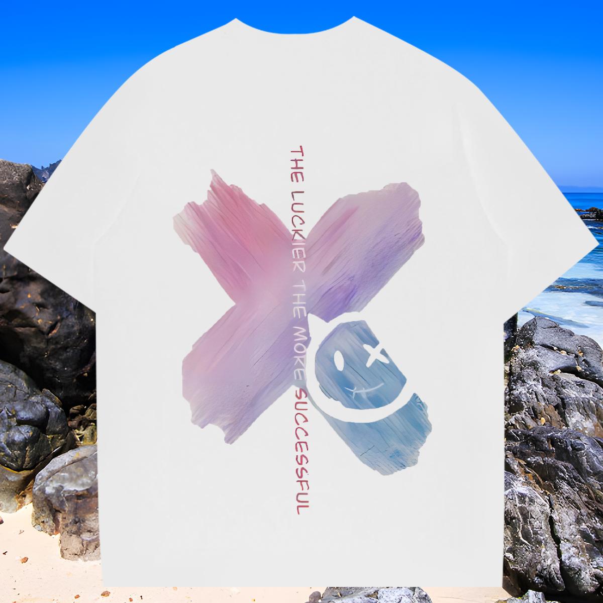 Classic Men T Shirts Custom Print Oversized Casual Beach Tshirts Cotton Breathable Soft Comfortable Tees