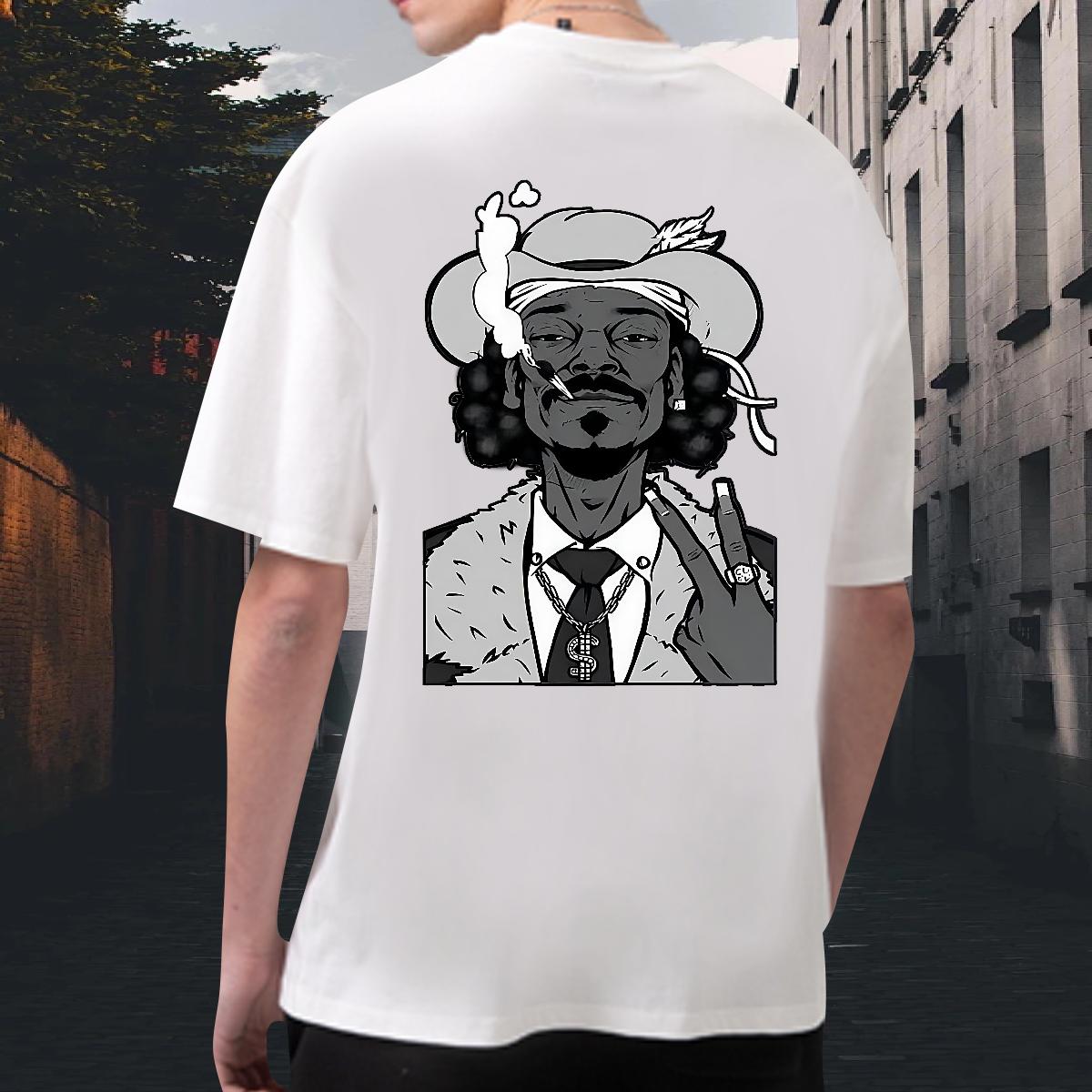 Stylist Mens T Shirts Custom Anime Street Tshirts Breathable Short Sleeve Classic Tees
