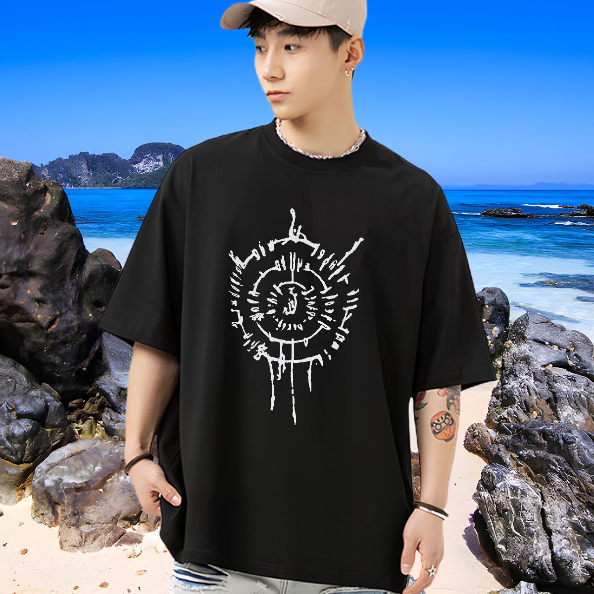 Cool Design Man T Shirts Daily Outfit Cotton Breathable Soft Mens Tshirts Casual New Custom Printing Tshirts