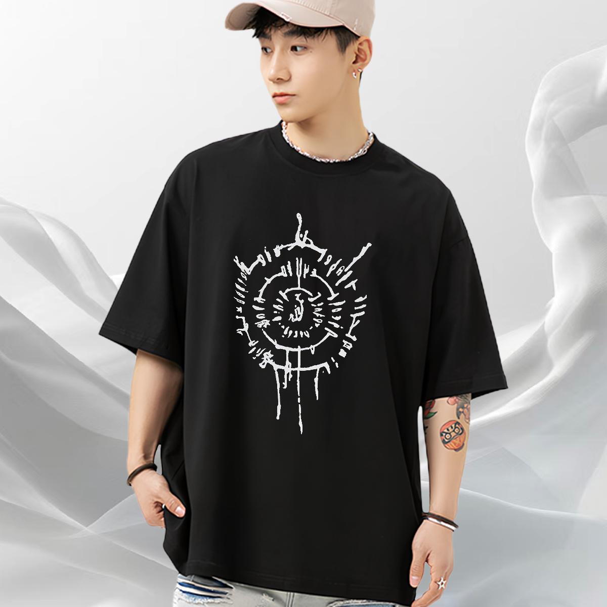 Soft Mens T Shirts Hip Hop Street Round Neck Short Sleeve Men Tees Fashion Design Graphic Tee Shirt