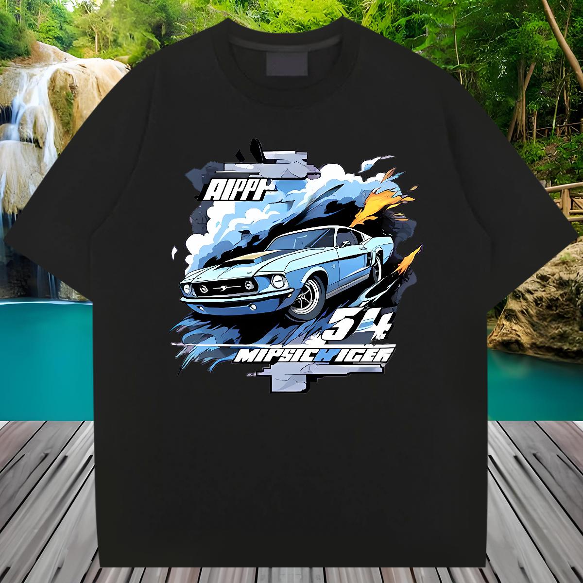 2024 Summer T shirt Custom Print Plus Size Street Casual Mens Tshirts Cotton Breathable Short Sleeve Designer Tees Shirts