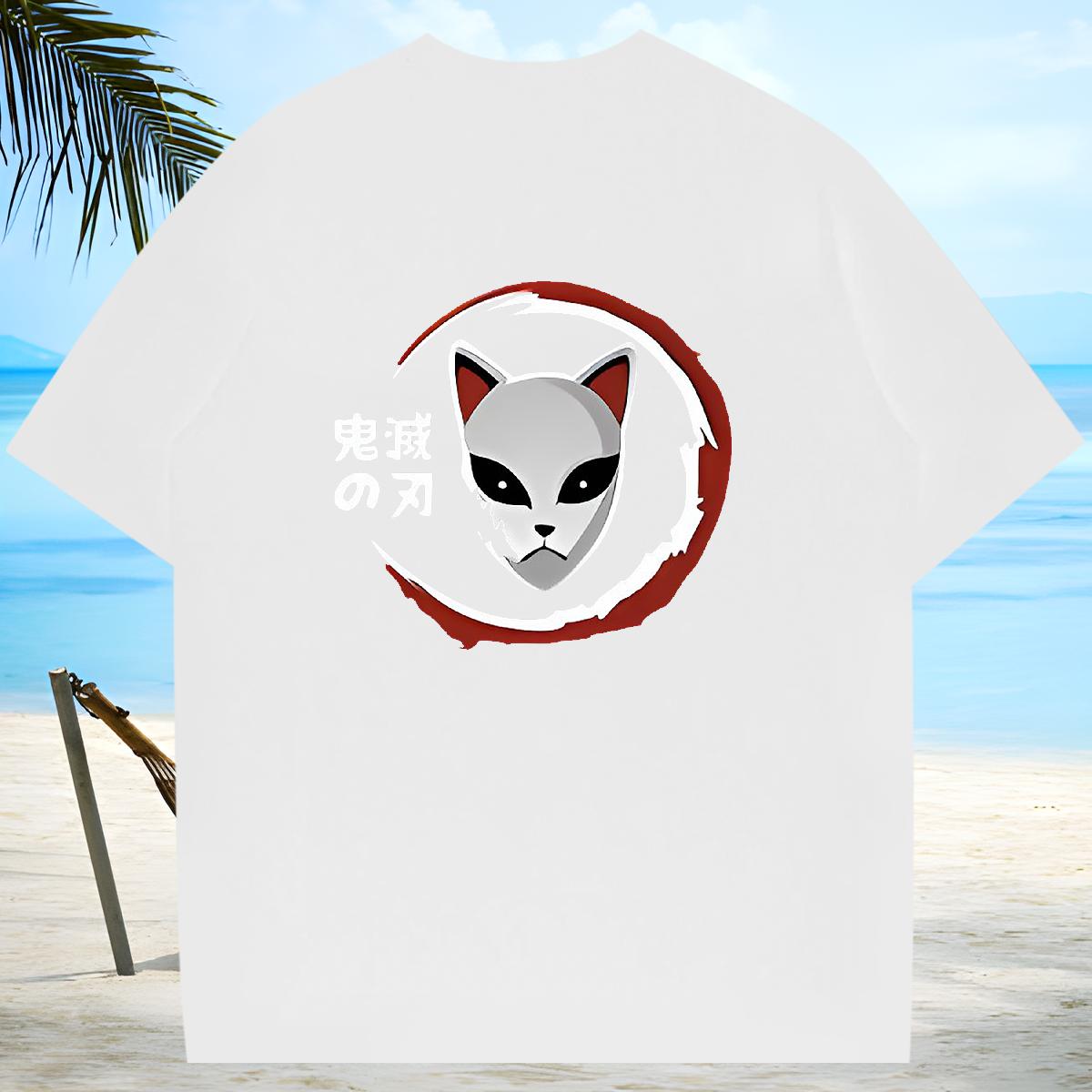 Fashion Designer T Shirts Men DIY Anime Anime Printing Street Men Clothes T-Shirt 180g Cotton Unisex Clothes