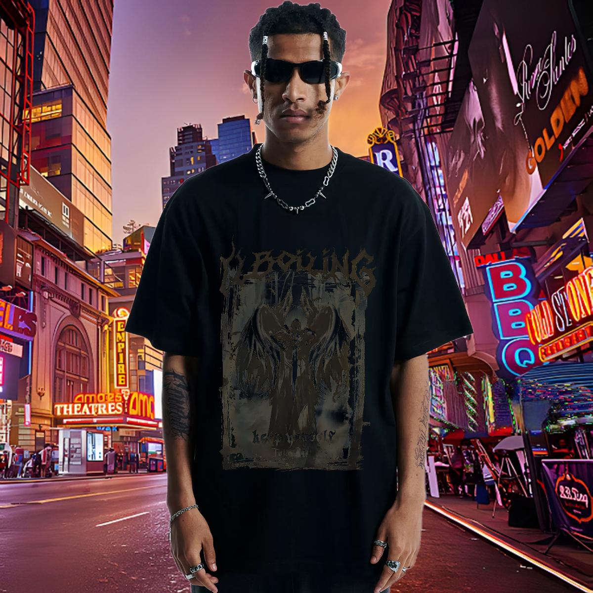 Wholesale Mens T Shirts Custom Couples T Shirts Street Breathable Crew Neck Comfortable Tees
