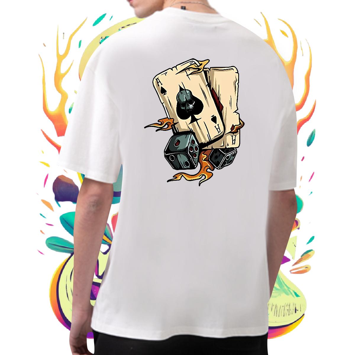 Fashion Designer T Shirt For Man Customized Print Men Tshirts Street 180g Cotton Loose Fit Wear