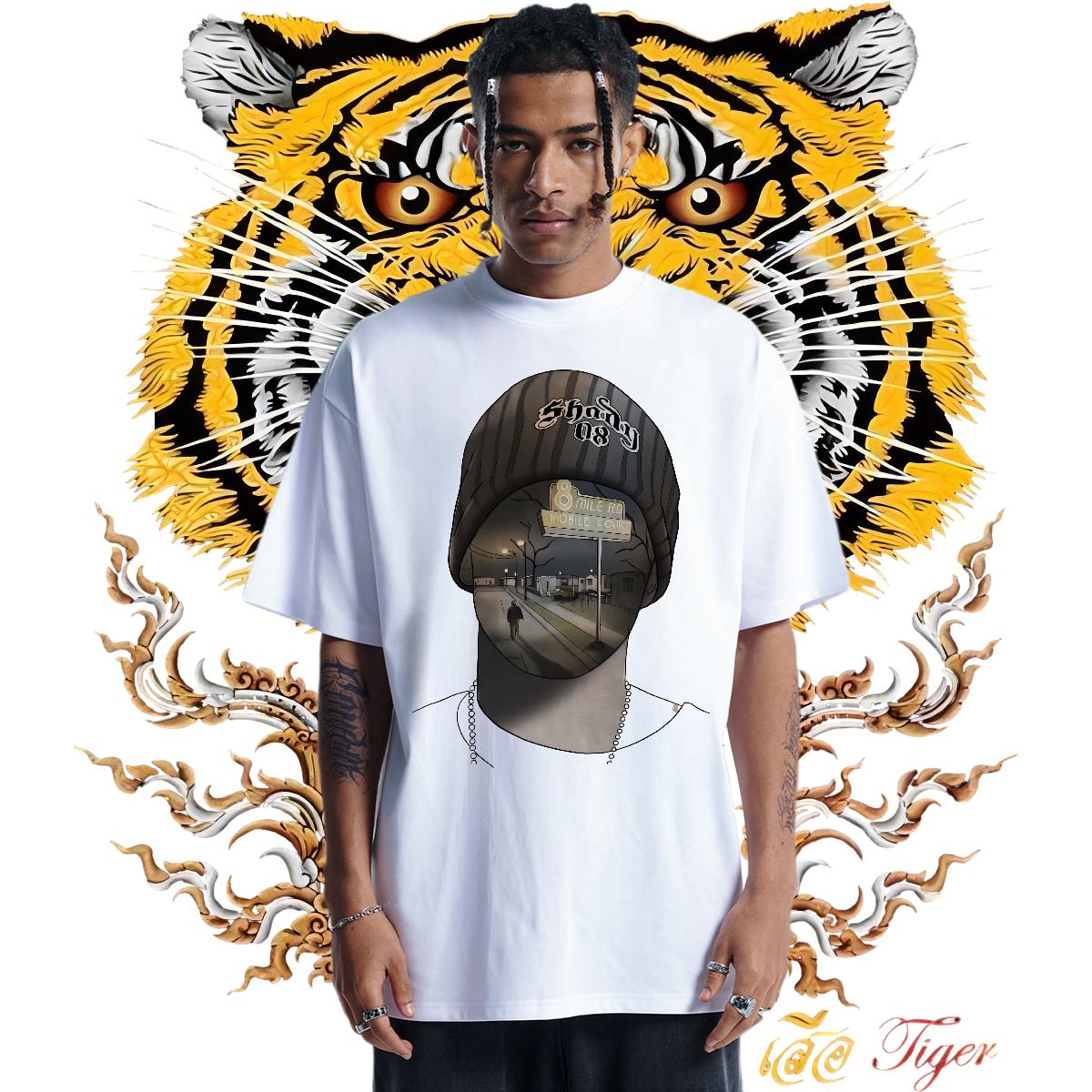 Loose Fit Men T Shirts Spring Summer Short sleeve Cotton Soft Men Clothes T-Shirt Fashion New Custom Printed Tops