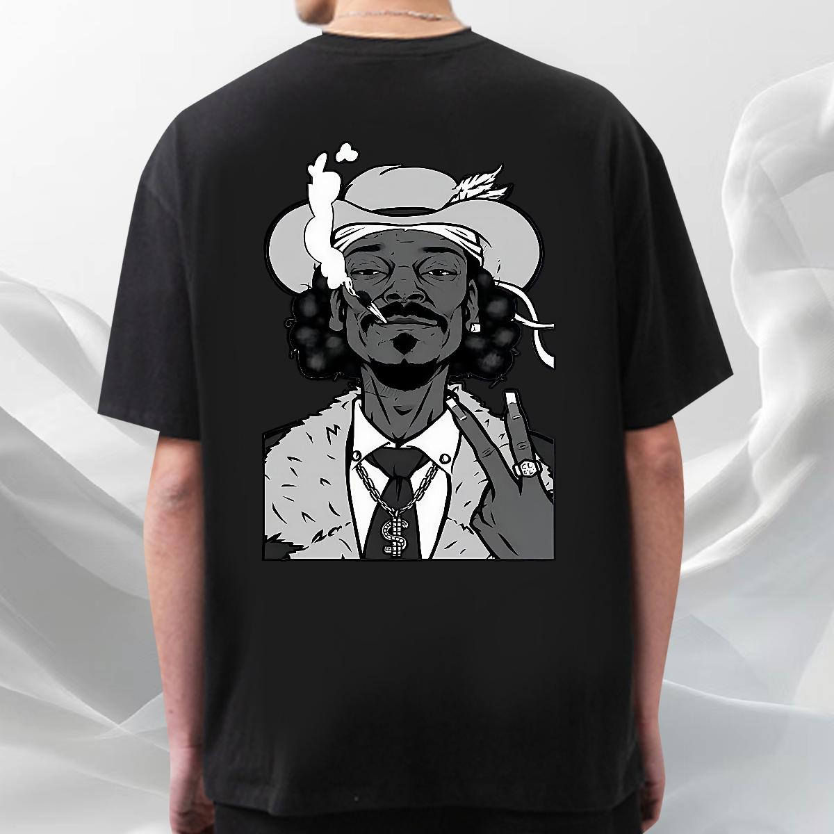 Designer T shirt Anime Print Daily Wear Couples T Shirts Breathable Short Sleeve Brand Top Tees