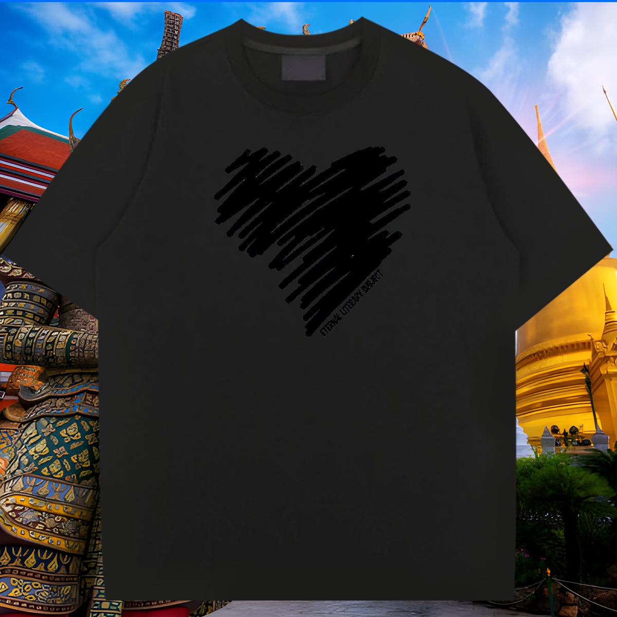 Customized T Shirts Men DIY Printed Street Casual Tshirts Crew Neck Cotton Breathable Wholesale Tee Shirt