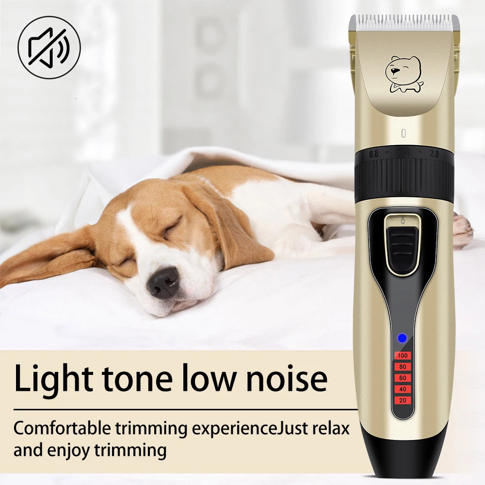 Electric Dog Clippers Professional Pet Hair Trimmer Dogs Grooming Hairdresser Cutter Cat Cutting Remover Machine Kit 240516