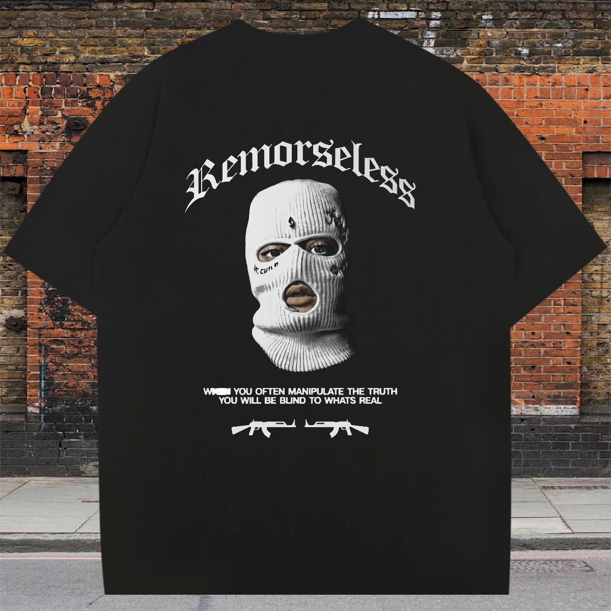 Loose Men T Shirts Cotton Breathable Street Casual Men Clothes T-Shirt Cartoon Printing S-3XL Classic Casual Polos