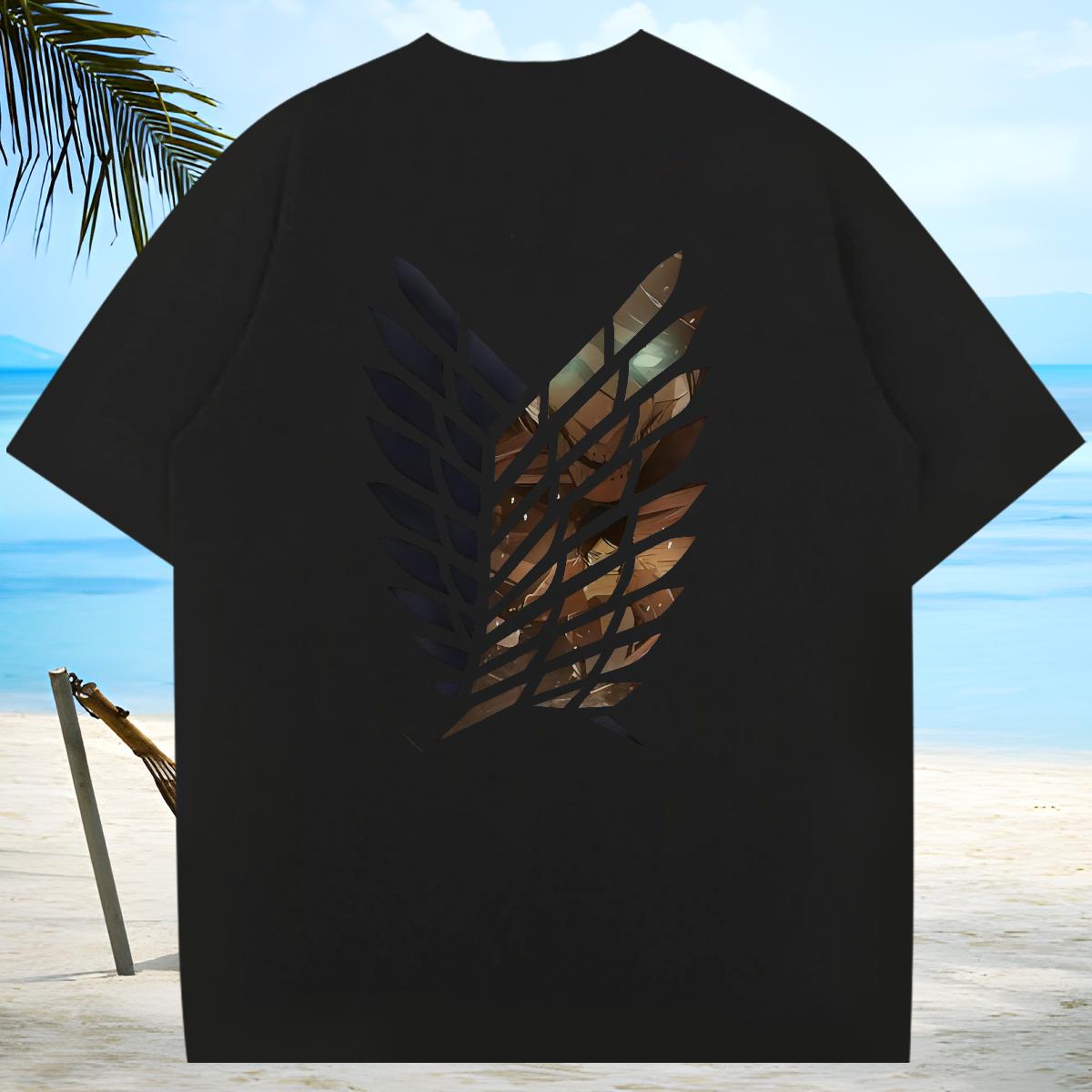 New Designer T-Shirts for Men Custom Print Plus Size Beach Men Tops Tees Cotton Breathable Short Sleeve Designer Clothes