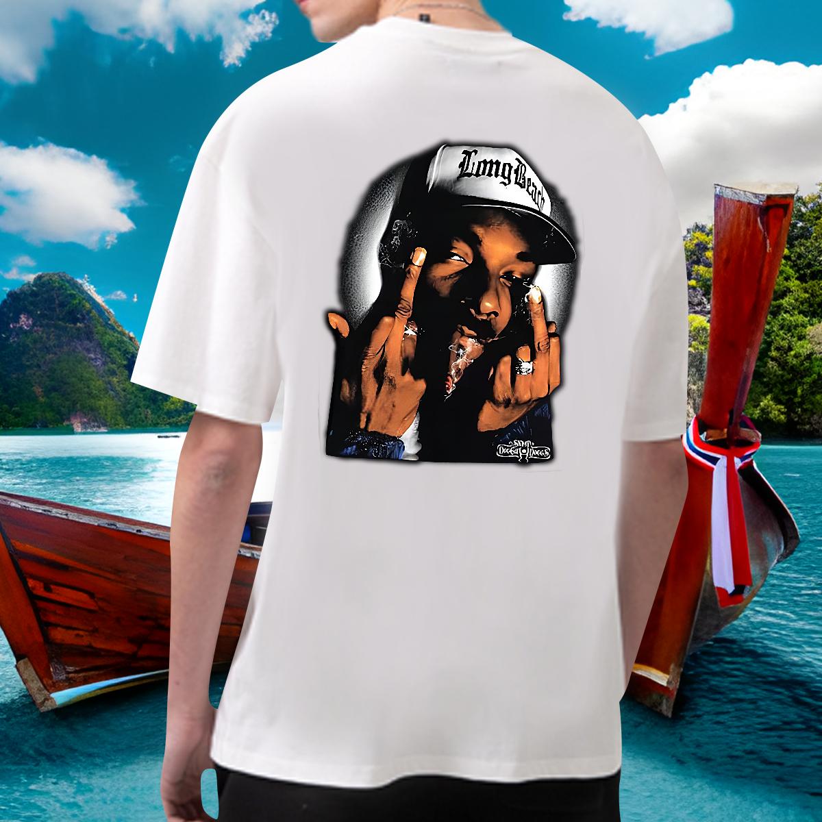 Soft T-Shirts for Men Cotton Breathable Soft Casual Mens Tshirts Cartoon Print Fashion Designer Clothes