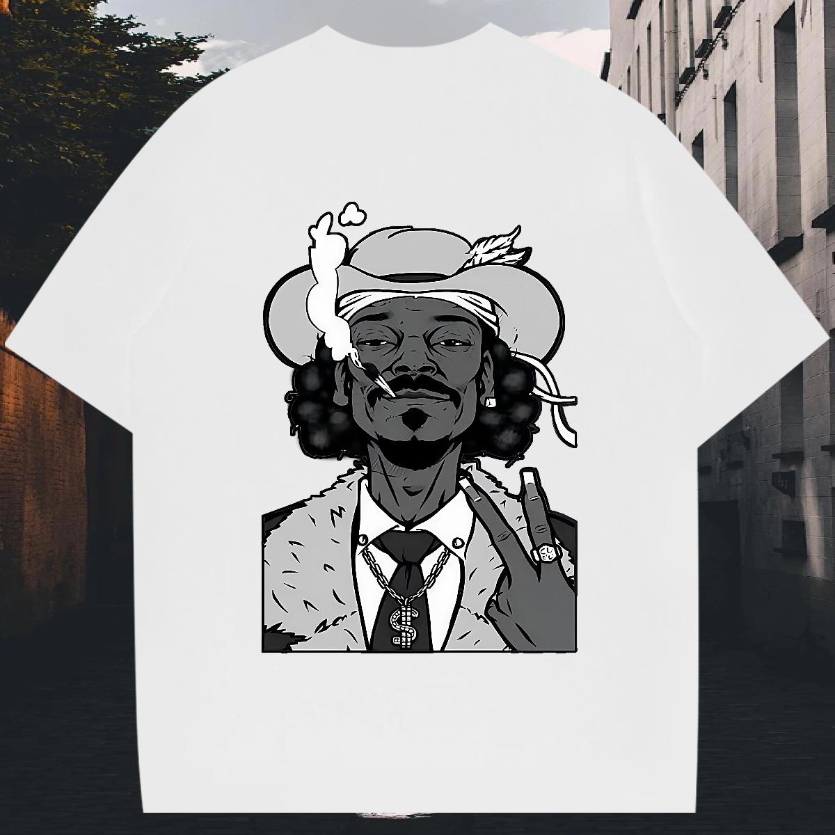 Stylist Mens T Shirts Custom Anime Street Tshirts Breathable Short Sleeve Classic Tees