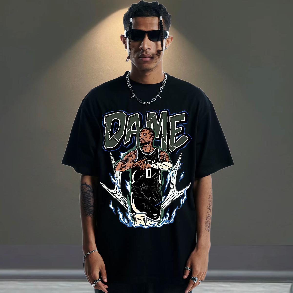Designer T-Shirts for Men Anime Couples T Shirts Sport Cotton Breathable Loose Fit Tees Shirts