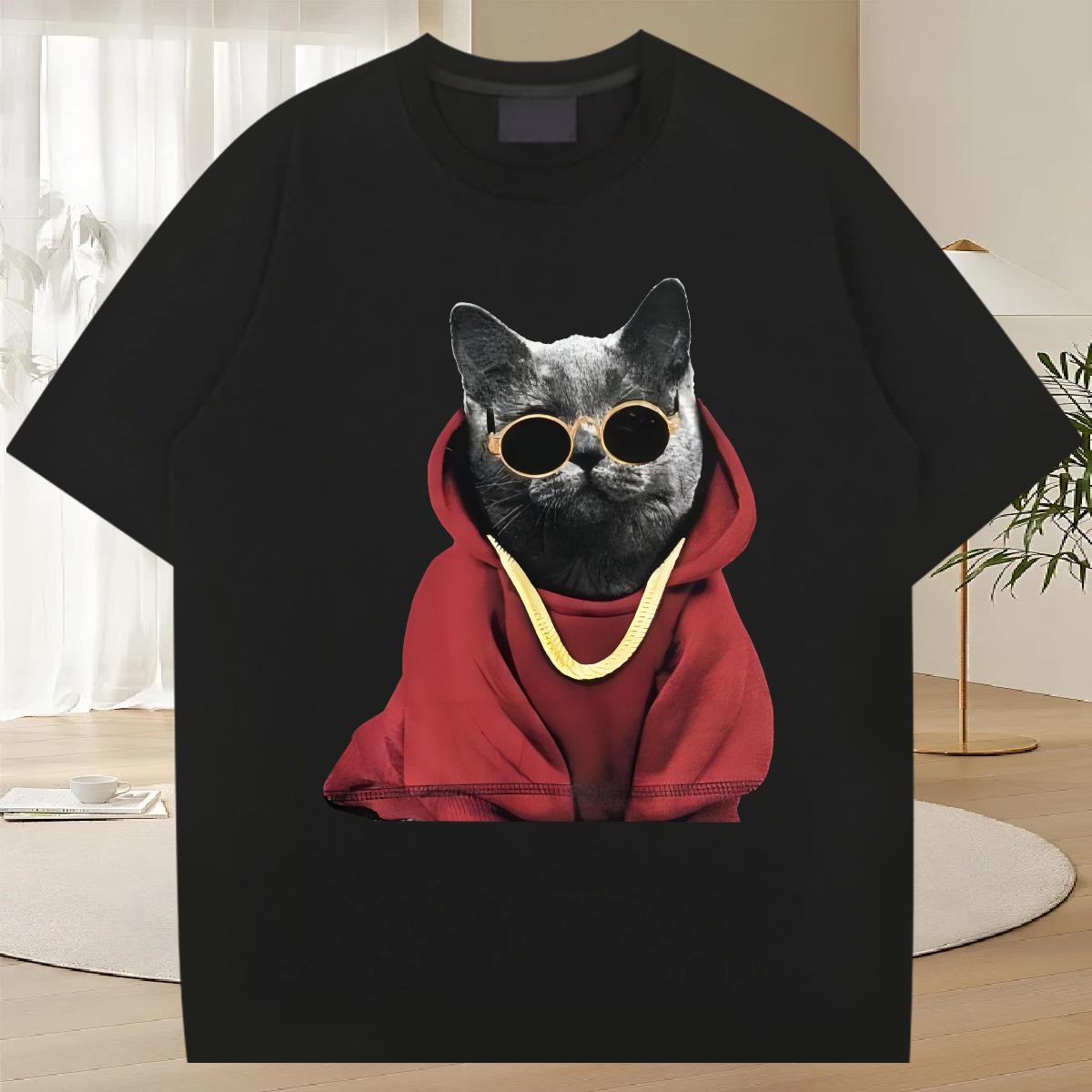 Unisex Men T Shirts Daily Wear Cotton Breathable Men Tees Stylist DIY Printed Polos