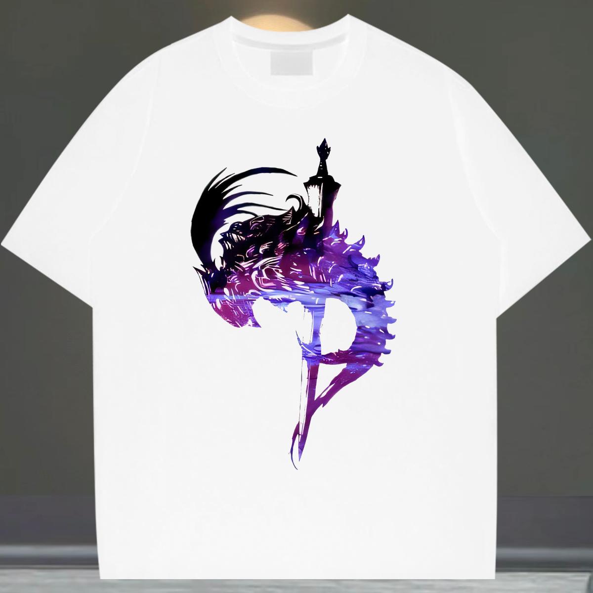 High Quality Man T Shirts Hip Hop Street Crew Neck Cotton Men Tshirts DIY Plus Size Cartoon Clothes