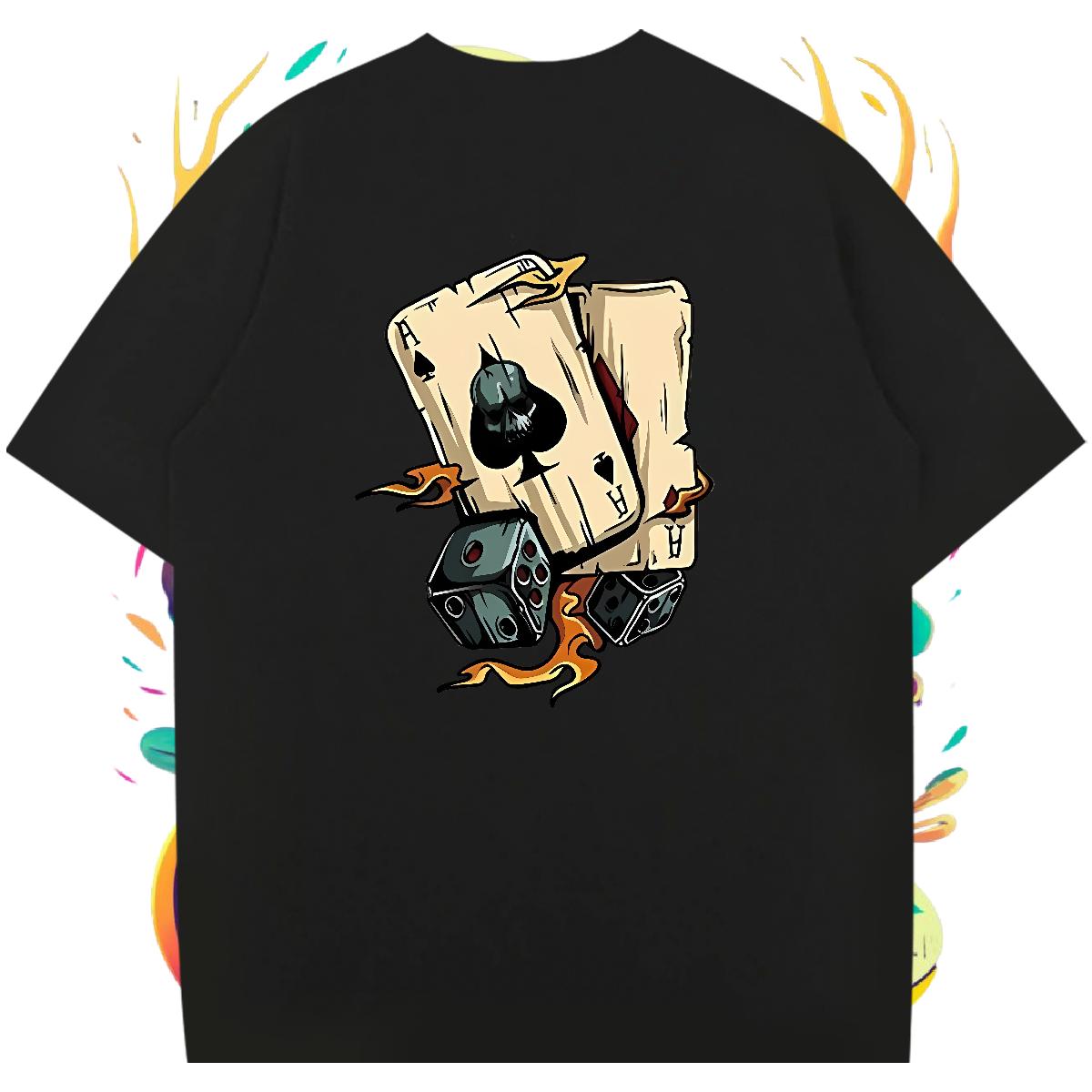 Fashion Designer T Shirt For Man Customized Print Men Tshirts Street 180g Cotton Loose Fit Wear