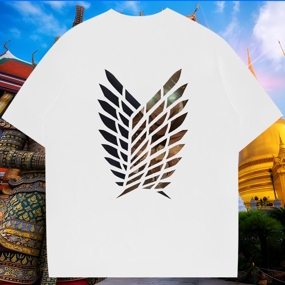 Fashion Designer Man T Shirts DIY Anime Casual Beach Men Tees Cotton Breathable Short Sleeve Classic Tshirts