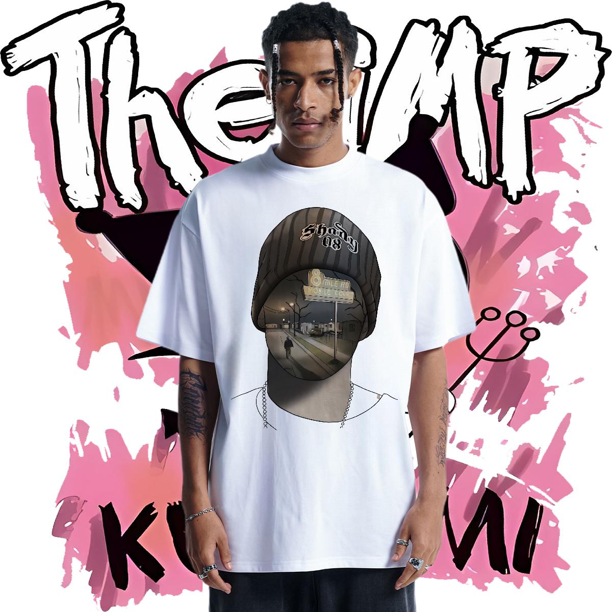 Popular T Shirts Men High Street Hip Hop Cotton Breathable Soft Tshirts Wholesale Anime Tees