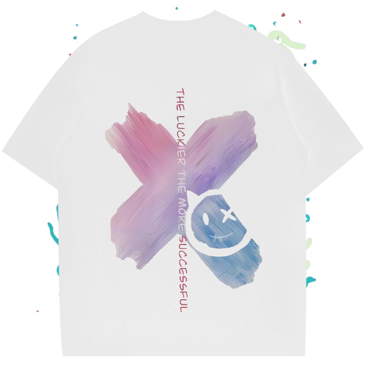 Fashion Casual T-Shirts DIY Anime Mens Tshirts Casual Daily Wear Breathable Short Sleeve 5A Tops