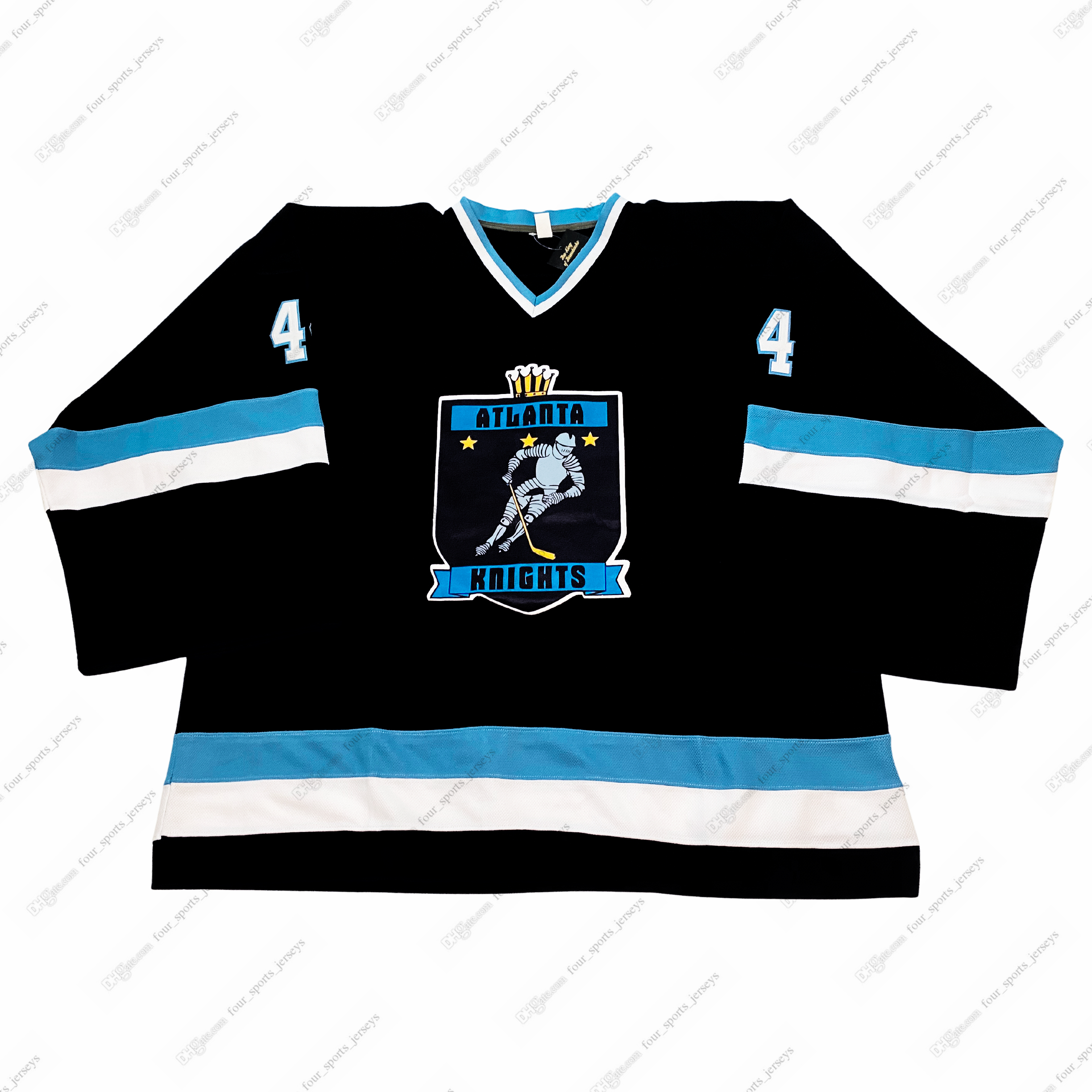 Atlanta Knights Retro Hockey Jersey Vintage Custom Any Name And Number cyhjersey