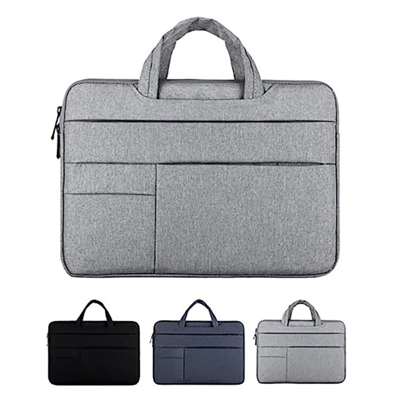 Water-resistant Universal Laptop Bag Sleeve 11 12 13 14 15 15.6 inch Notebook for Macbook Computer Handbag Briefcase Travel Bag 240528