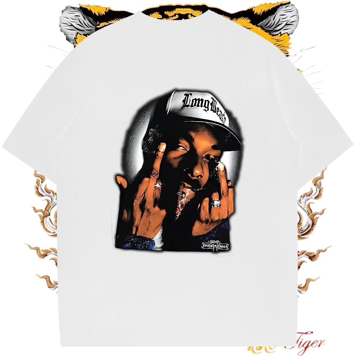 Wholesale T-Shirts Cotton Breathable Short Sleeve Casual Beach Tshirt for Man Woman Cartoon Print Designer Fashion Tops Shirt