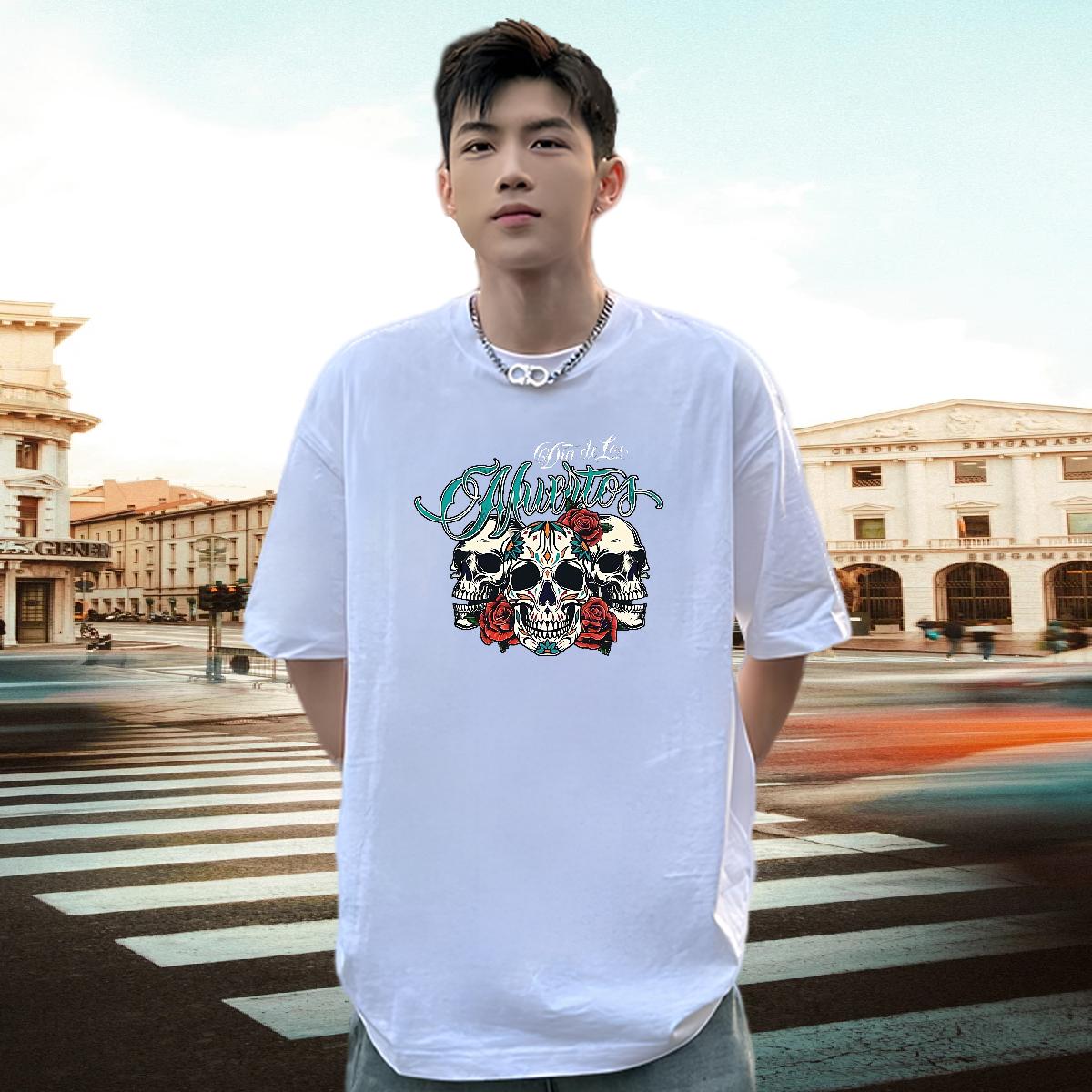 Fashion Designer T shirt Black White Tshirts Summer Casual Breathable Short Sleeve Cool Wear