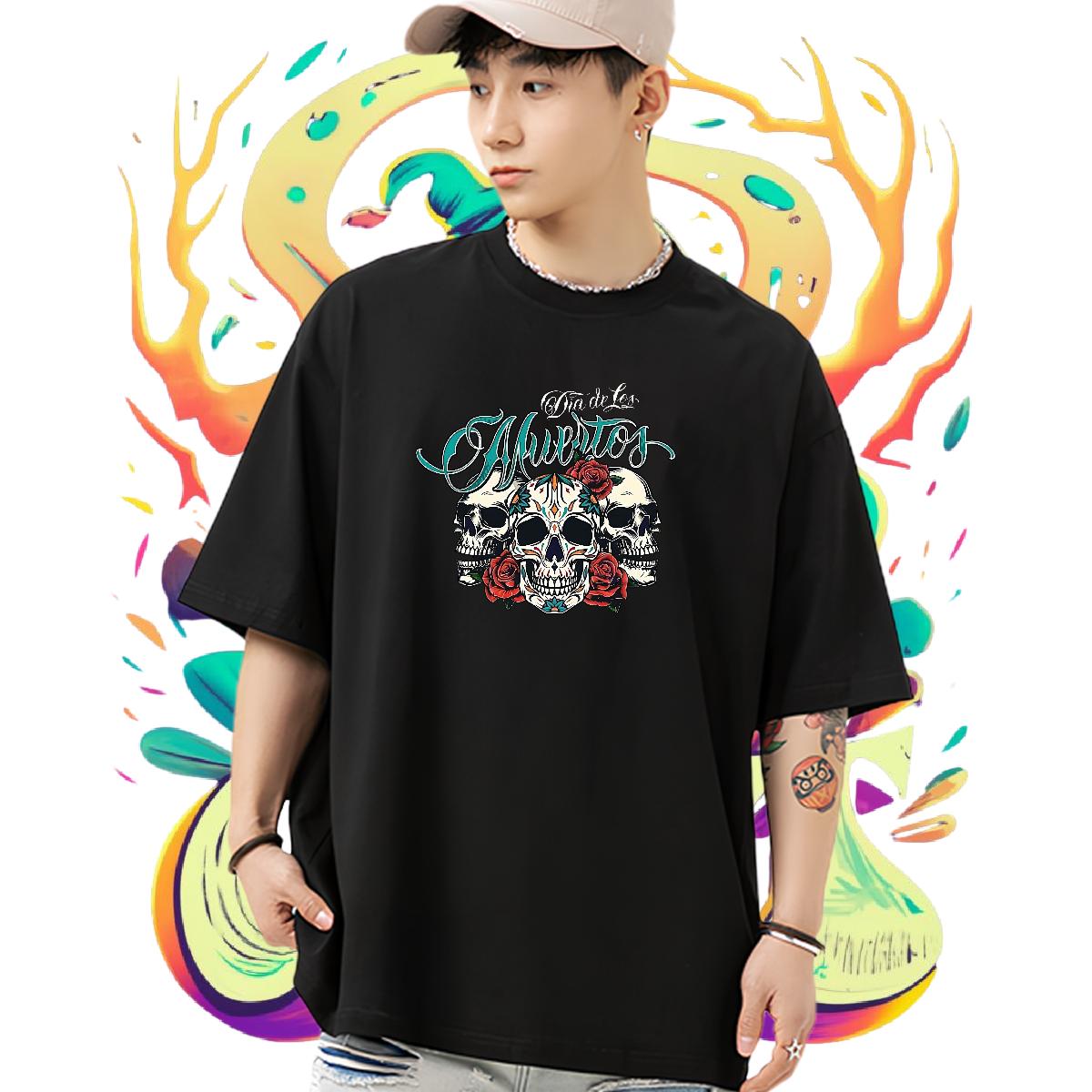 Unisex T Shirt For Man Beach Short Sleeve Cotton O-Neck Tshirt for Man Woman Designer Fashion Plus Size Custom Tees