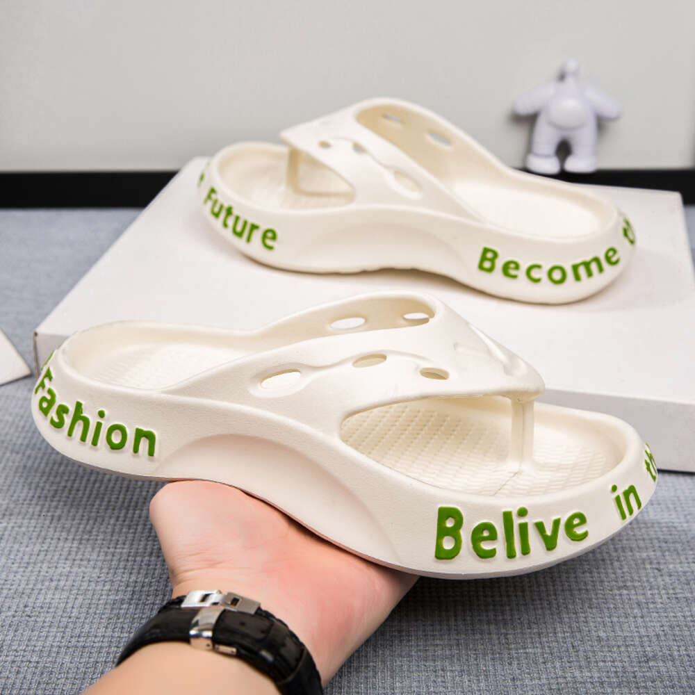 2024 New Summer Slippers Mens EVA Leisure Flip Flops Non-slip Beach Bathroom Flats Ourdoor Slides Thick Sole Creative Casual b9d6f