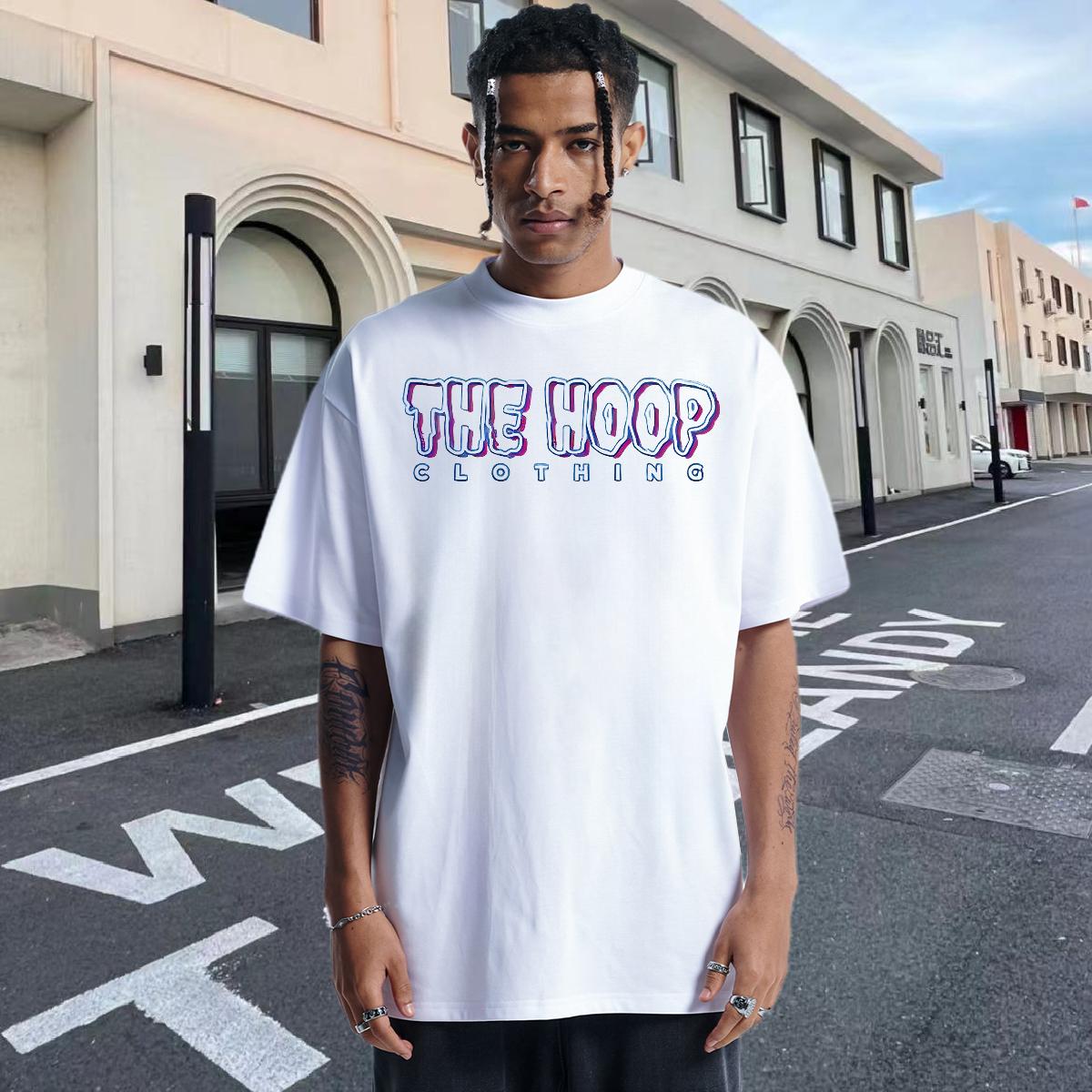 2024 New T Shirts Men Floral Print Men Tops Tees High Street Hip Hop Short sleeve Cotton Soft Loose Fit Tees Shirts