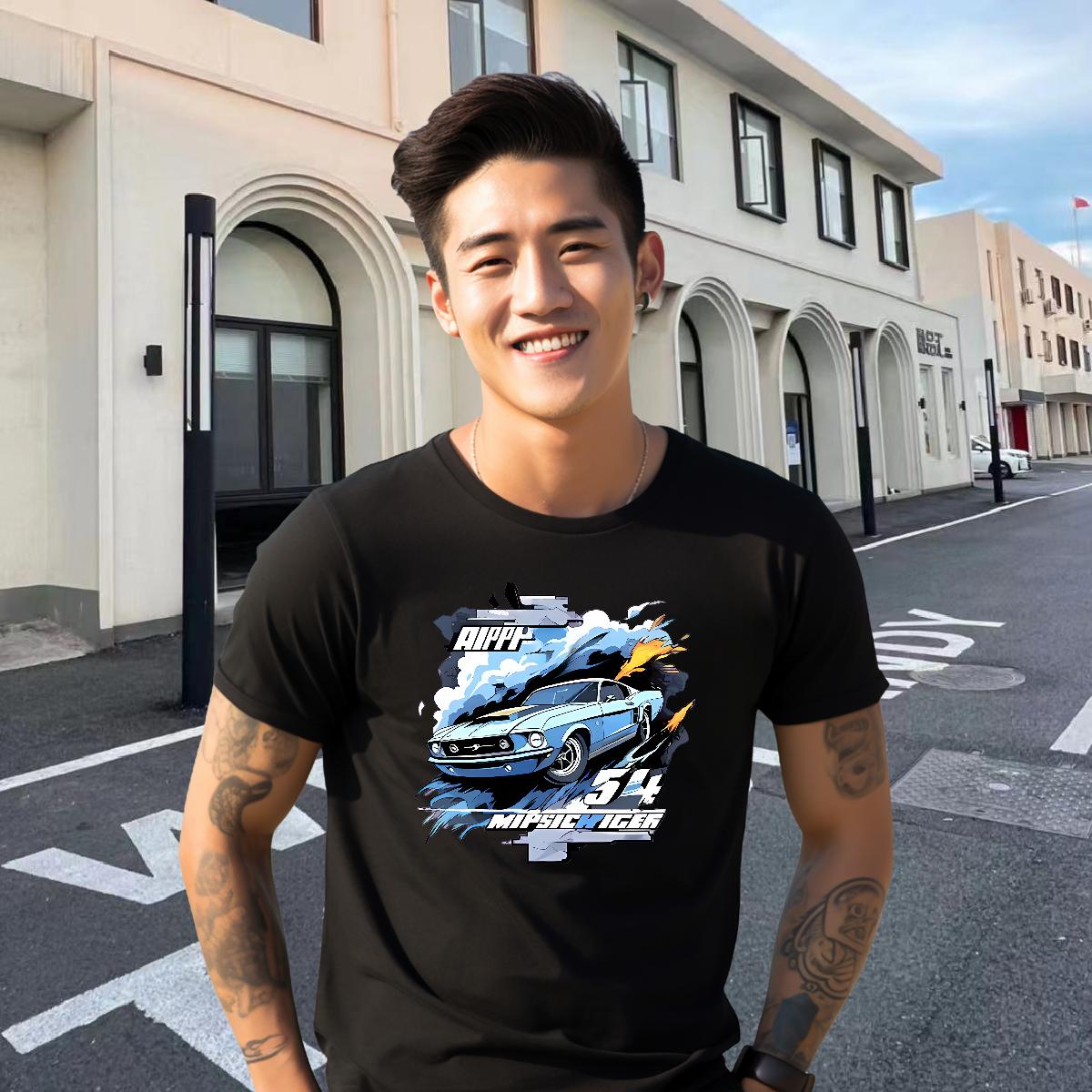 Designer Fashion T-Shirts Custom Hip Hop Street Tshirts Breathable Crew Neck Cotton 5A Top Tees