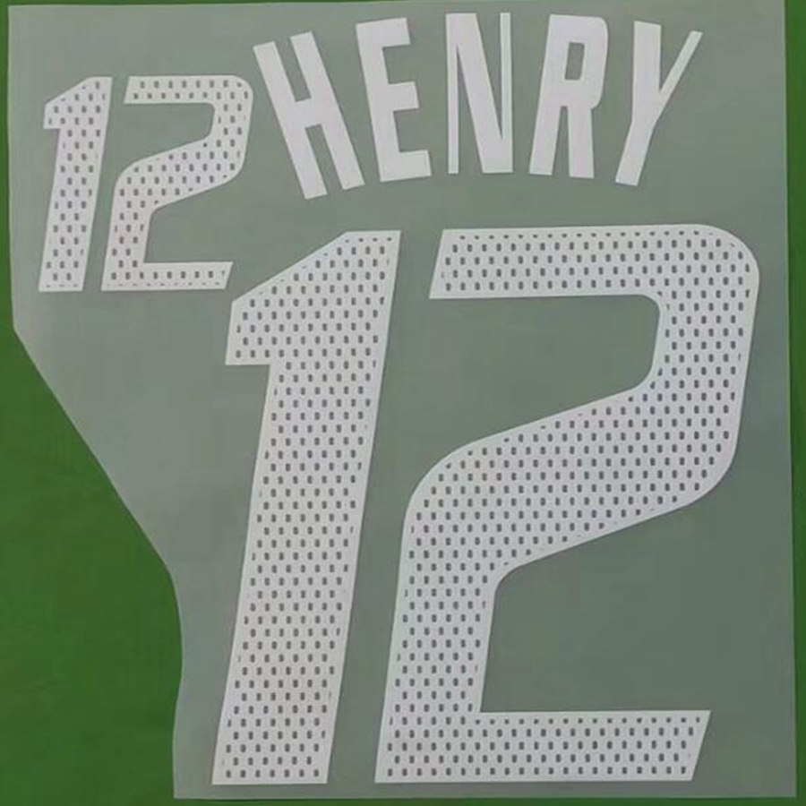 02-04 HOME FRANCE HENRY ZIDANE nameset patch