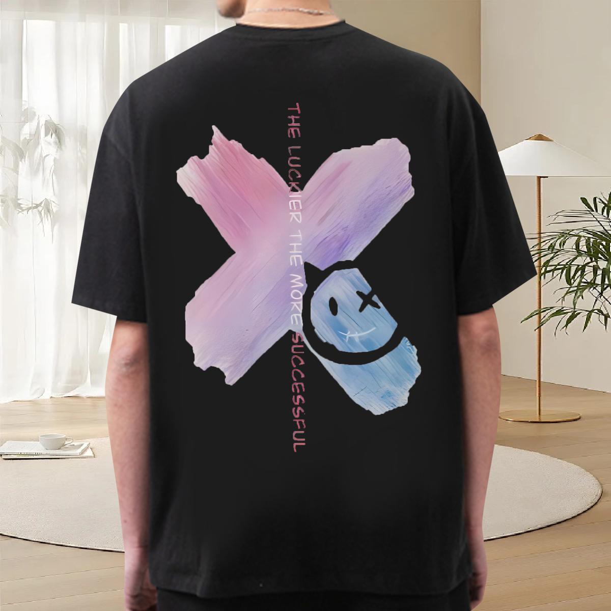 2024 T-Shirts DIY Printed Daily Wear Mens Tshirts Cotton O Neck Short Sleeves Cool Tees Shirts