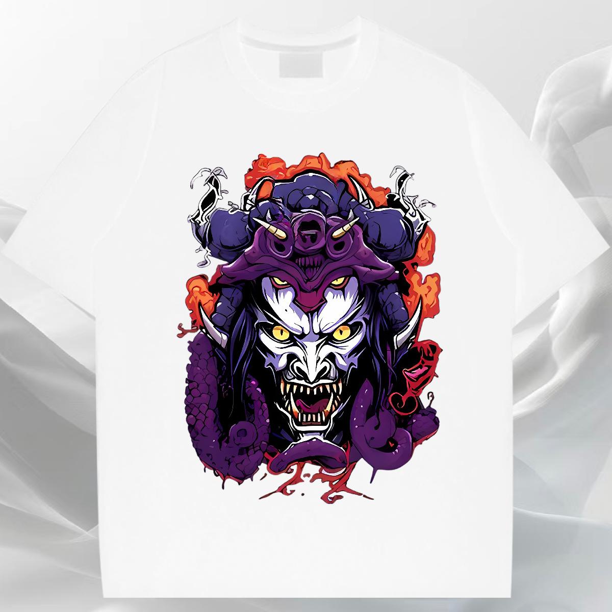 New T Shirts Men Custom Cartoon Daily Outfit Mens Tshirts Crew Neck Cotton Unisex Top Tees