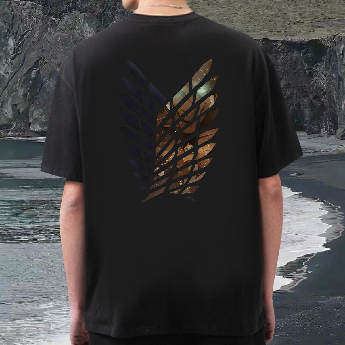 DIY Customized T Shirt For Man Custom Anime Summer Casual Men Clothes T-Shirt Breathable Crew Neck Cotton Brand Tees