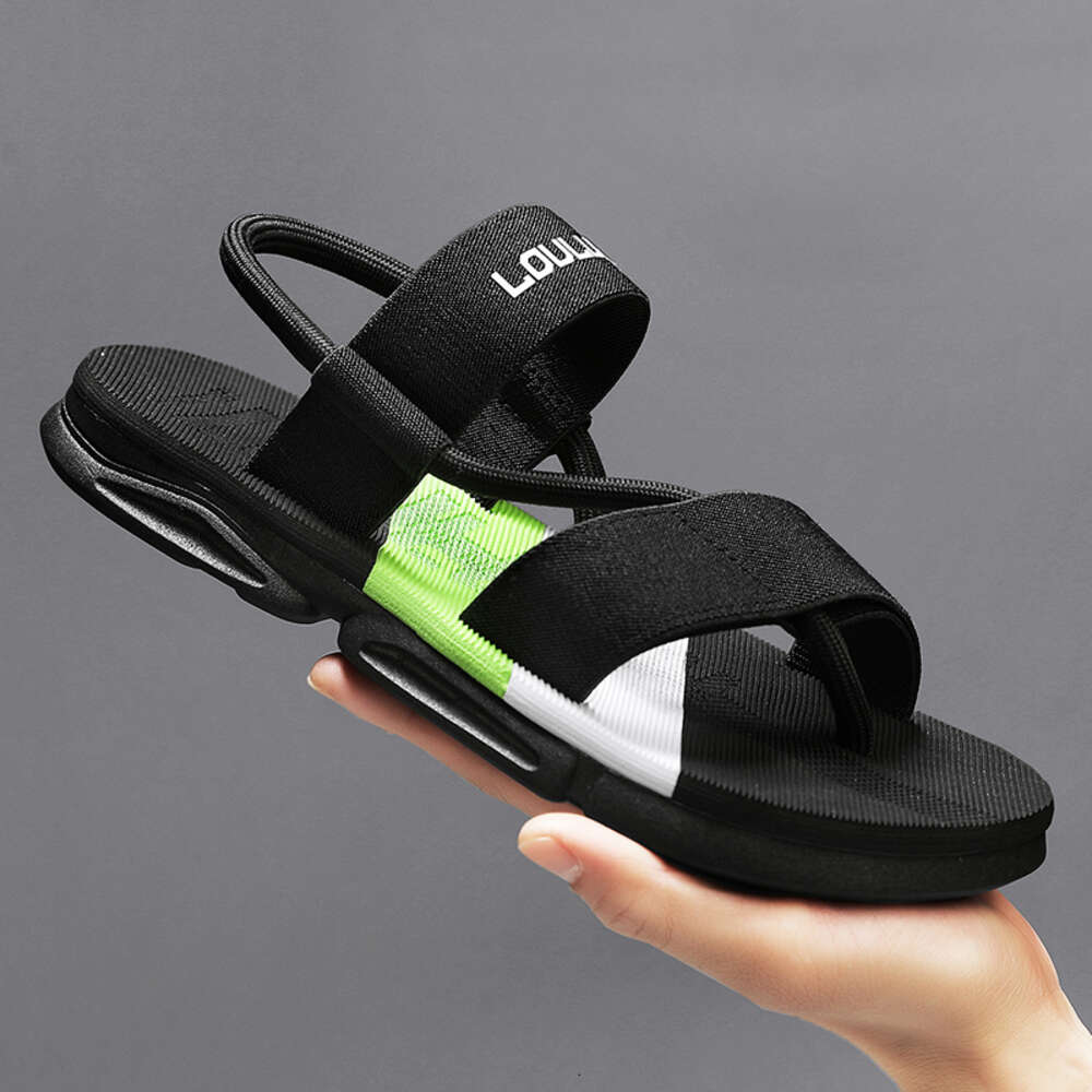 Men Beach Sandals Shoes Roman Summer Outdoor Slippers Size 39-44 black ed20d