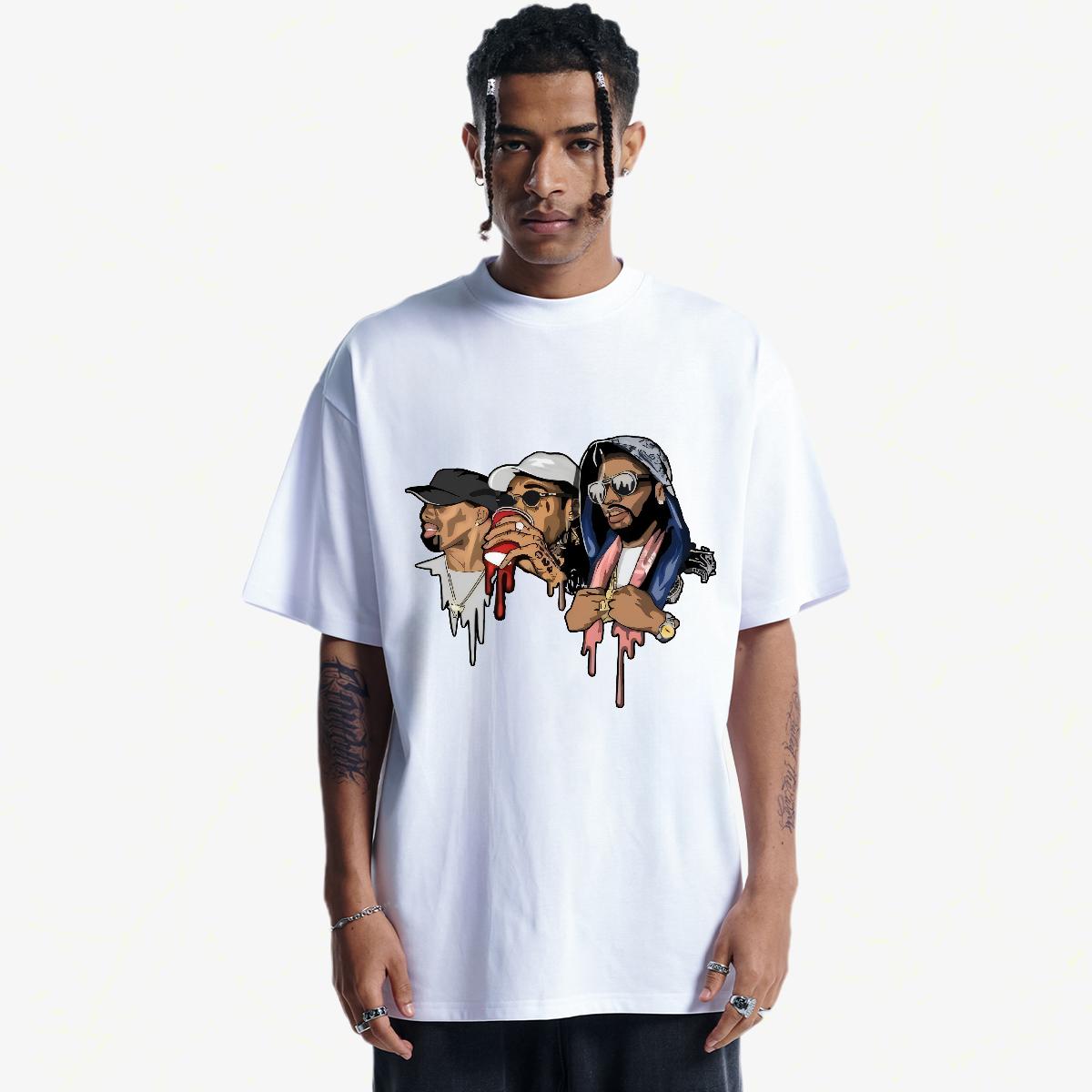 Designer T Shirts Men Spring Summer Breathable Crew Neck Cotton Tshirts Wholesale Floral Print Top Tees