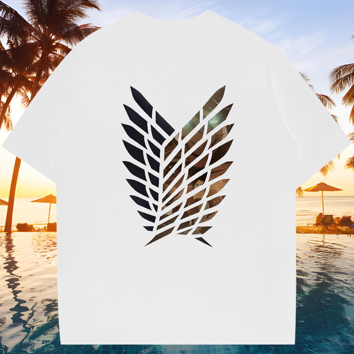 Fashion New T-Shirts for Men Custom Anime Outdoor Men Tees Breathable Crew Neck Cotton Loose Fit Top Tees