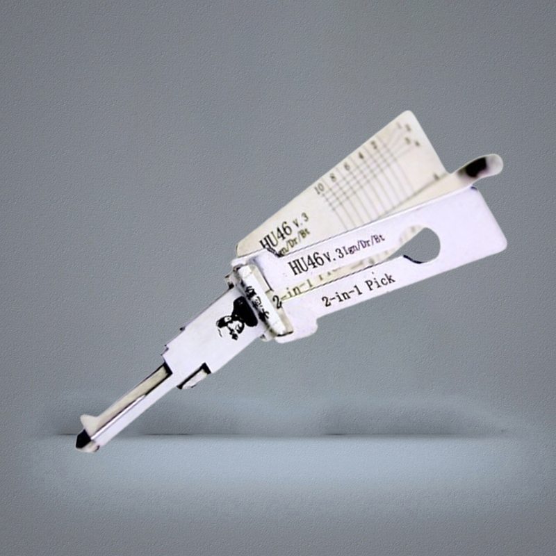 Auto Tool Lishi 2 In 1 Lock Pick And Decoder B111 Bw9mh Cy24 Dat17 Dwo4r Dwo5 Ch1 Fo38 Gt10 Gt15 tire repair Gm37 Gm39 Gm45 Hu43 Hu49 Hu46 Hu56 Hu58 H