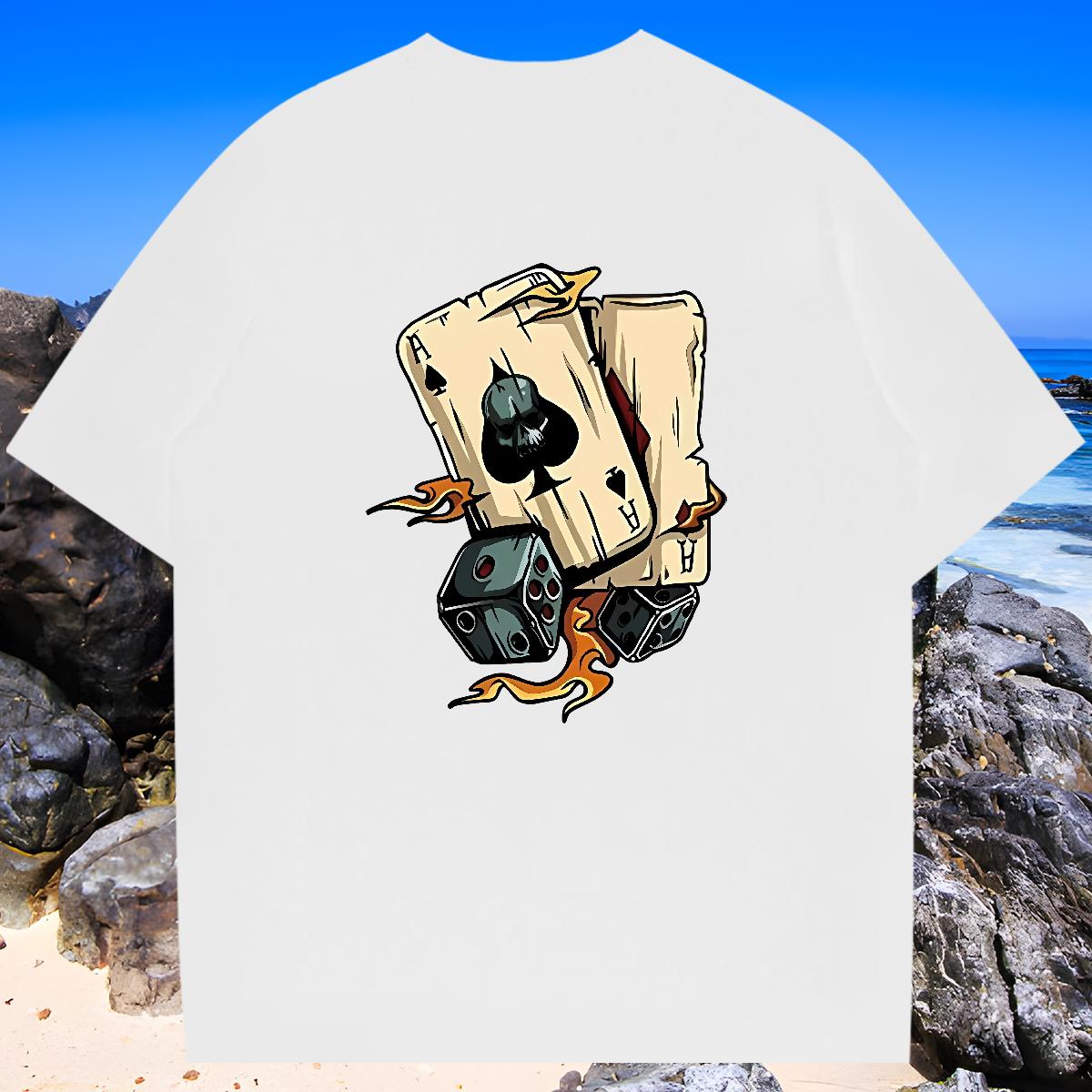 Custom Mens T Shirts Plus Size Cartoon Couples T Shirts Casual Round Neck Short Sleeve Cool Tees
