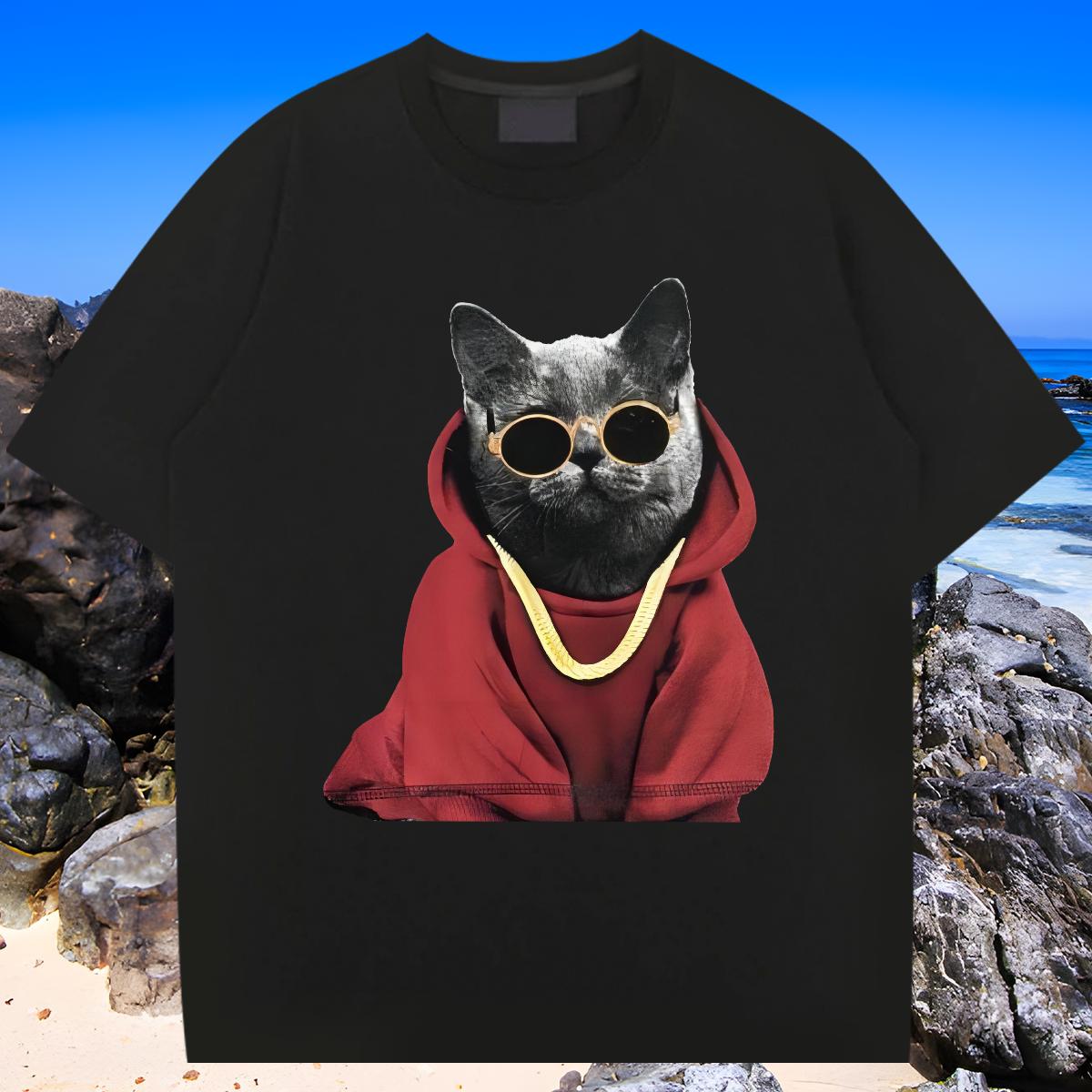 Unisex T-Shirts for Men Daily Outfit Round Neck Short Sleeve Men Tshirts Classic Plus Size Cartoon Tops Tees