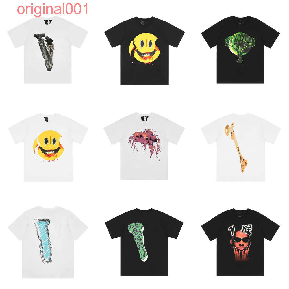 Designers tshirts Mens Womens Print Big V Lone Shirts Reflective T-shirt Classic Casual Printing Fashion Cotton Casual Short Sleeve Luxury Hip Hop Street T-shirt vl