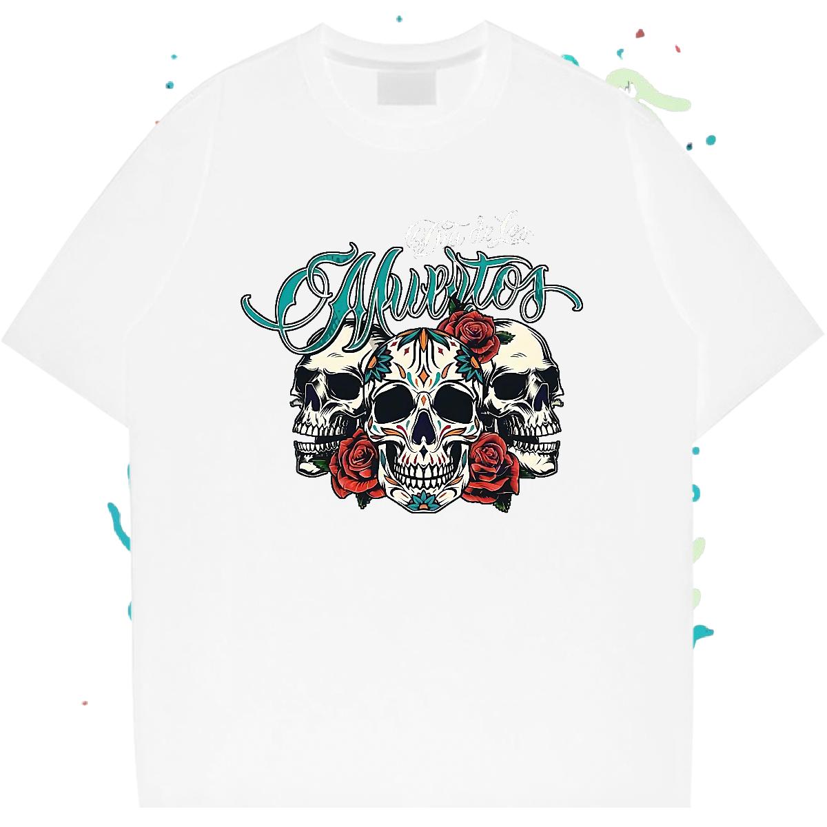 Classic Man T Shirts Hip Hop Street Cotton Breathable Men Tshirts 2024 Summer DIY Printed Tops Tees